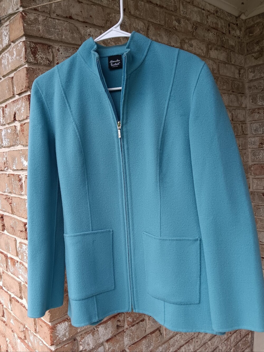 Unlined Wool Zip- Up Jacket